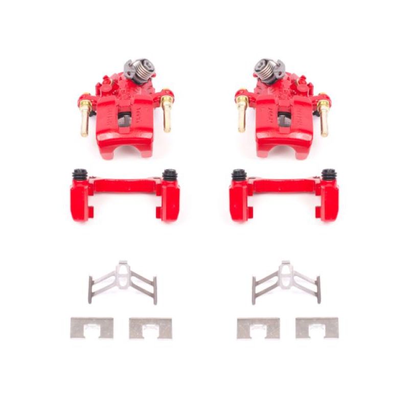Load image into Gallery viewer, Powerstop S1612 PSB Red Calipers
