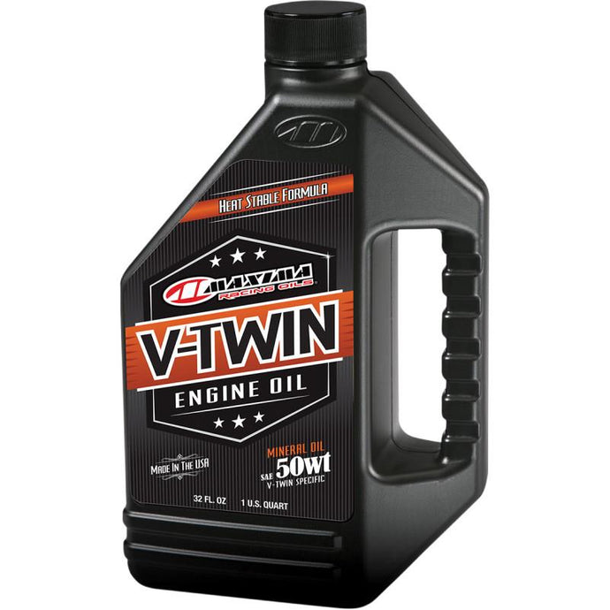 Maxima Lubricants 30-07901 Pre-Evolution V-Twin Engine Oil - 50W - 1qt.
