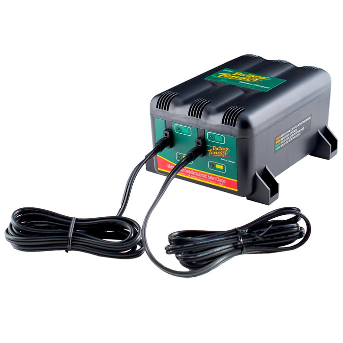 Battery Tender 022-0165-DL-WH 2-Bank 12V/1.25AMP Battery Charger