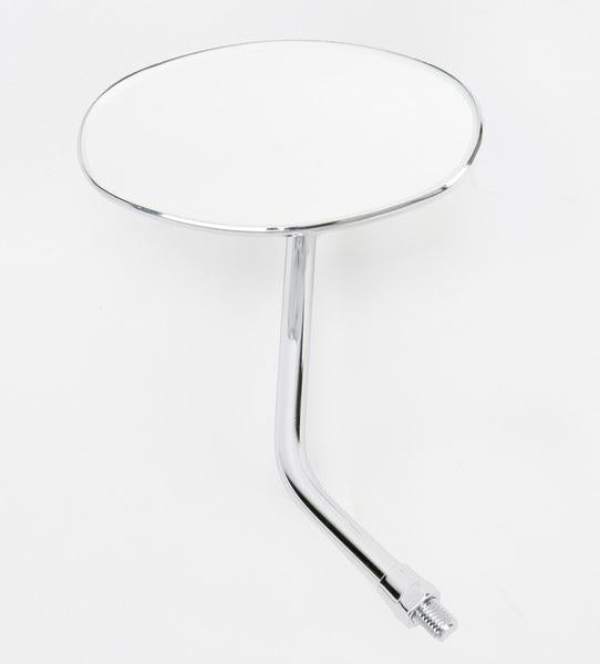 Emgo 20-34834 Universal Oval Mirror - Chopper - Die-Cast - 10mm Thread - Either