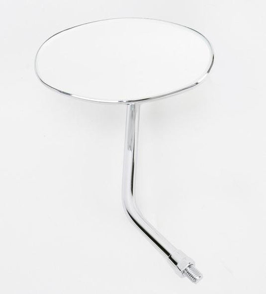 Emgo 20-34834 Universal Oval Mirror - Chopper - Die-Cast - 10mm Thread - Either