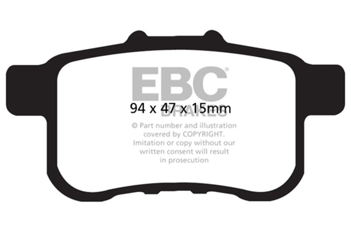 Ebc DP21987 EBC Greenstuff Brake Pad Sets