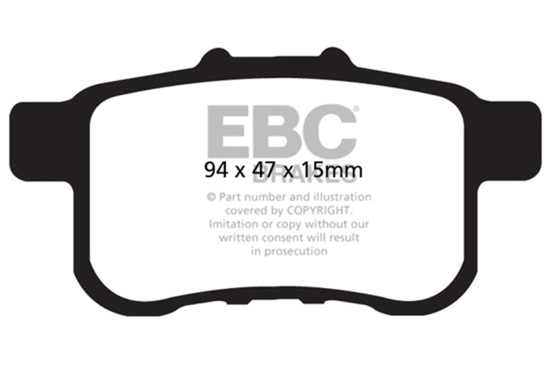 Load image into Gallery viewer, Ebc DP21987 EBC Greenstuff Brake Pad Sets
