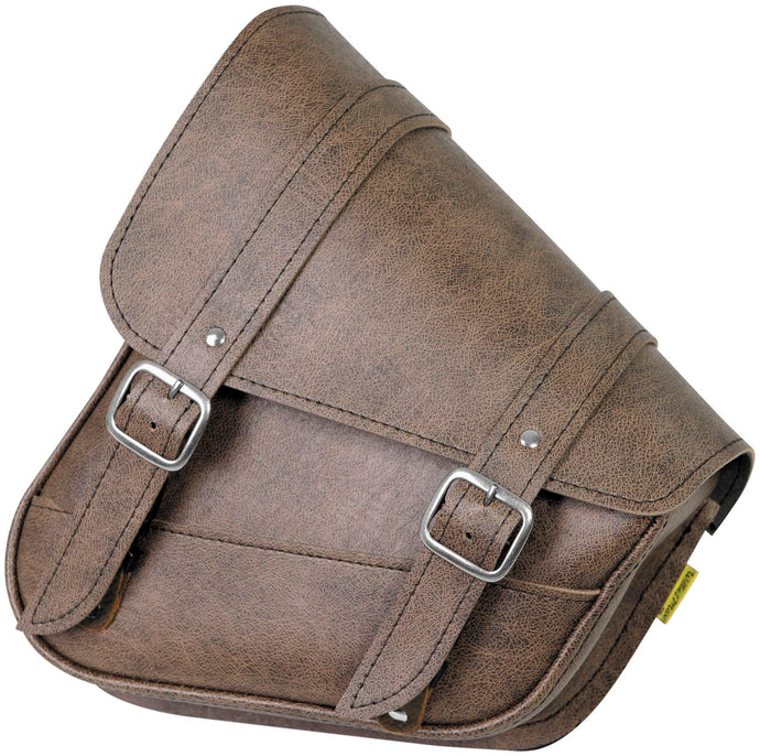 Willie & Max 59778-00 Revolution Universal Swingarm Saddlebag - Vintage Brown