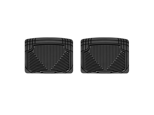 Weathertech W20 WT Rubber Mats - Rear - Blk