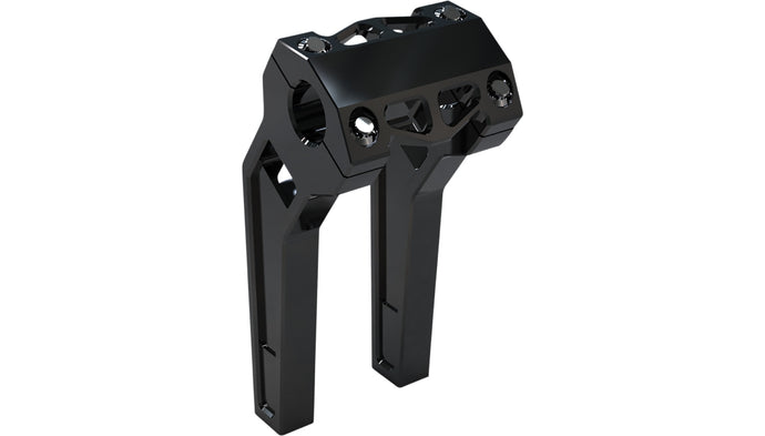 La Choppers LA-7481-08B 1.25in. Pullback Riser Kit - 8in. - Black Anodized