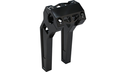 La Choppers LA-7481-08B 1.25in. Pullback Riser Kit - 8in. - Black Anodized