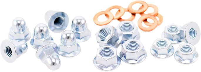 Bolt Motorcycle Accessories 2STK-HDNUT Universal Two Stroke Cylinder and Head Nuts Kit