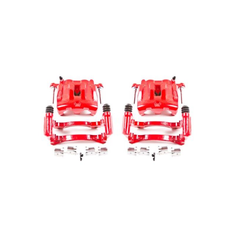 Load image into Gallery viewer, Powerstop S4826 PSB Red Calipers
