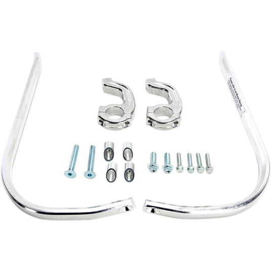 Moose Racing 50-5236S 1 1/8in. Contour Handguards - Silver