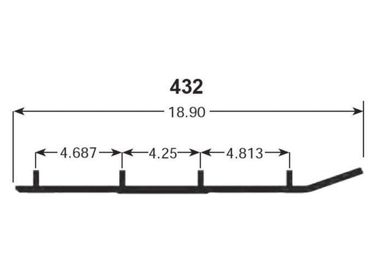 Sports Parts Inc A-04-0-4-432 Ripper Four75 Runners