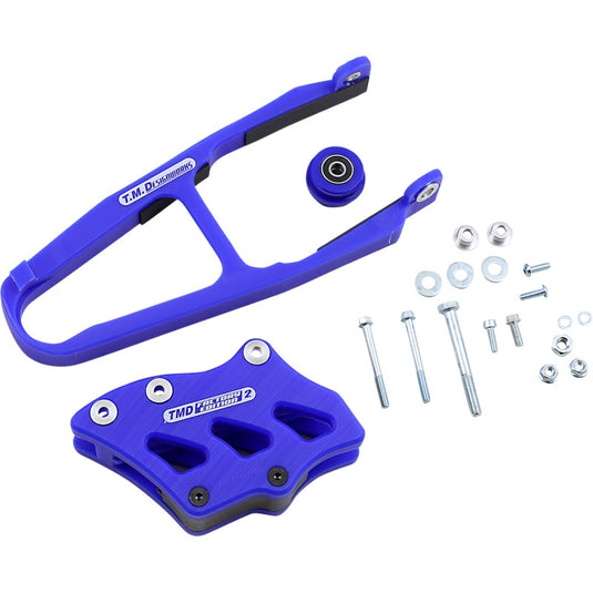 T.M. Designworks YCP-K08-BU Baja-Rally Chain Slide-N-Guide Kit - Blue