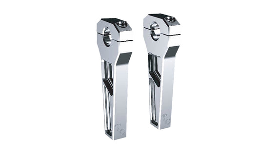 Todds Cycle TD-R21-06 1-1/8in. Handlebar Riser Kit - 6in. Rise - Chrome