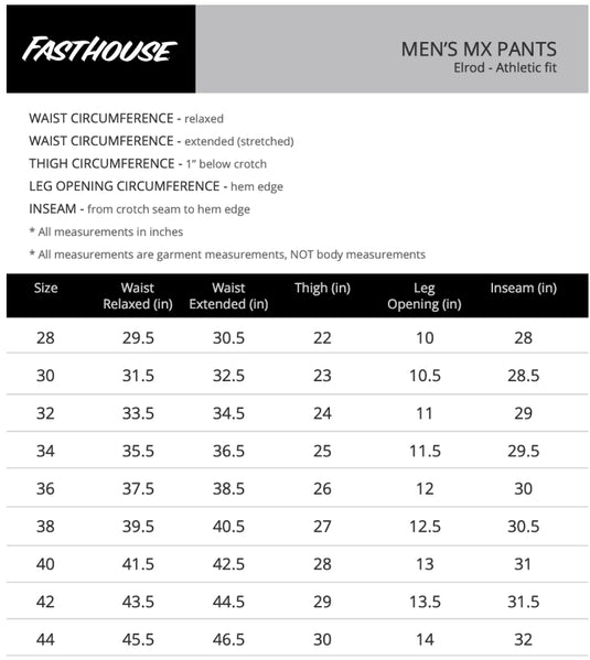 Fasthouse Elrod Formula Pants