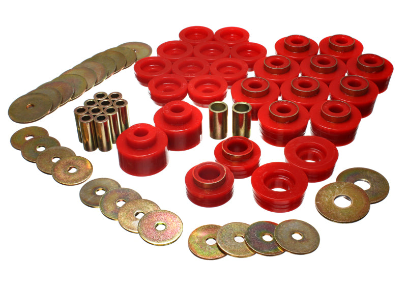 Load image into Gallery viewer, Energy Suspension 3.4141R ES Body Mounts - Red
