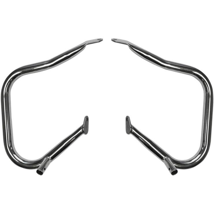 Drag Specialties 0506-0789 Big Buffalo Saddlebag Bars - Chrome