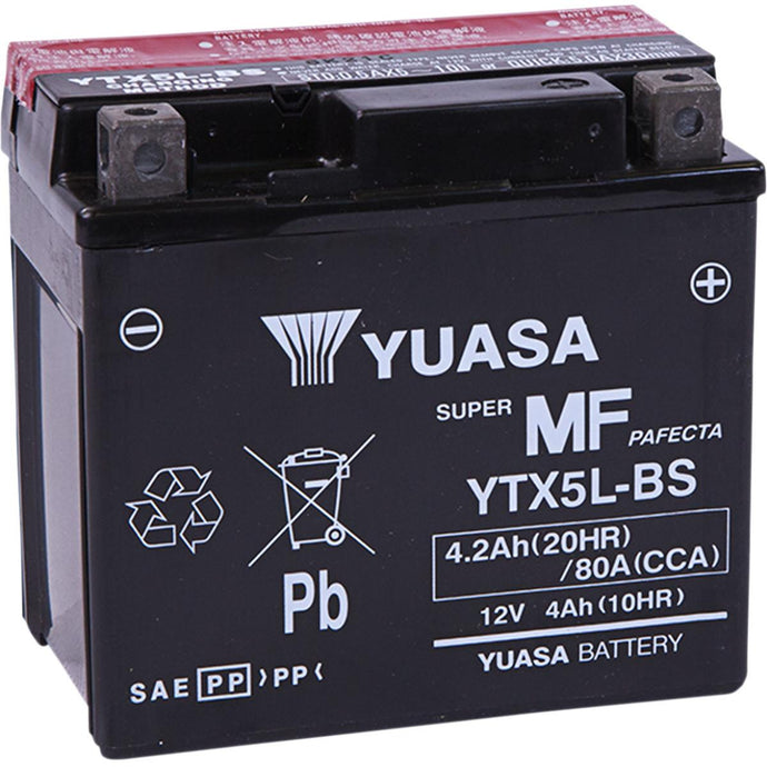 Yuasa YUAM32X5B Maintenance Free Battery - YTX5L-BS