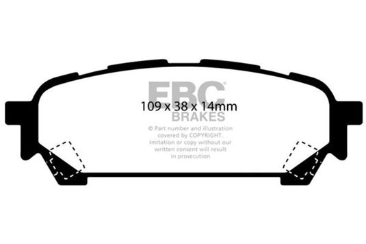 Ebc DP31687C EBC Redstuff Brake Pad Sets