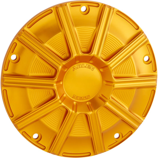 Arlen Ness 700-004 Derby Cover - 10-Gauge - Gold Anodized