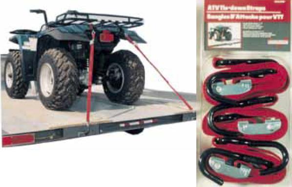 Erickson 06300 Cam Buckle Tie-Downs - Black - Pack of 3