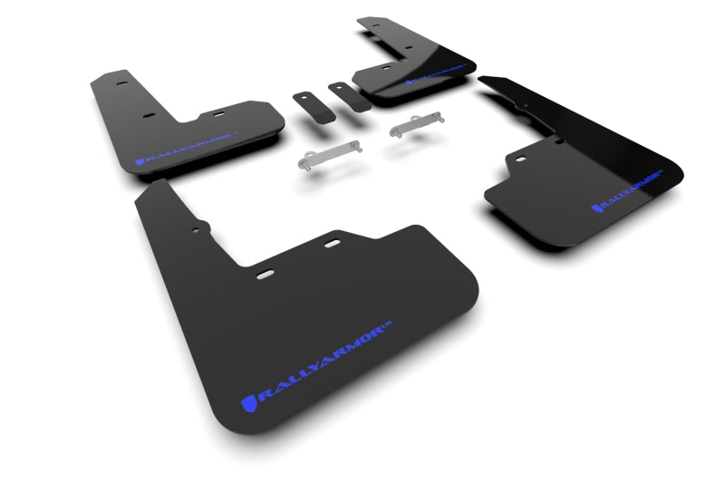 Load image into Gallery viewer, Rally Armor MF92-UR-BLK/BL RAL UR Blk Flap/Blue Logo
