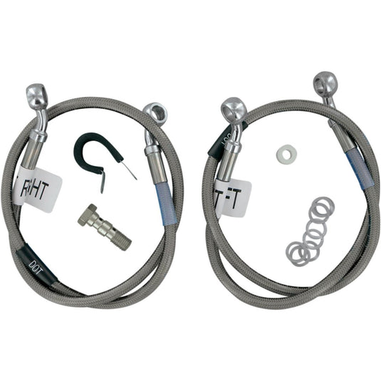 Russell R08341 Cycleflex Brake Line Two-Line Race Kit