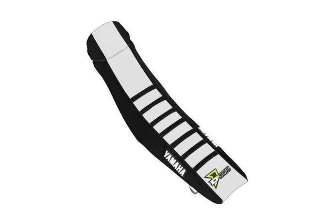 Dcor 30-50-461 Factory Reinforced Seat Cover - Black/White/Black Ribs