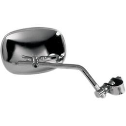 Emgo 20-49800 Universal Clamp-On Mirror - 125mm x 86mm, TInted, for 7/8in. Bars Either