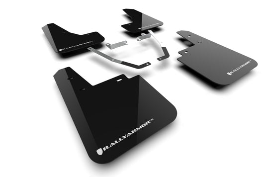 Rally Armor MF116-UR-BLK-WH RAL UR Blk Flap/Wht Logo