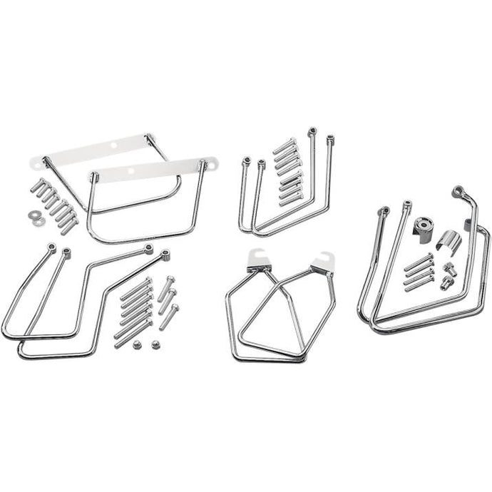 Drag Specialties DS-110845 Chrome Saddlebag Support Brackets