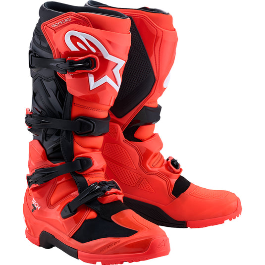Alpinestars Tech 7 Enduro Boots (14, Black/Fluo Red)
