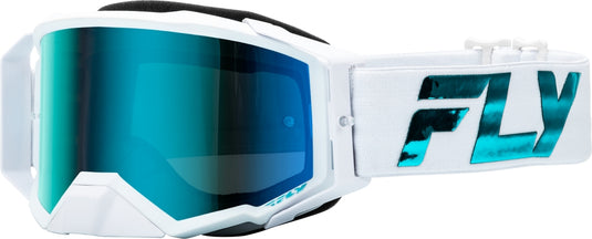 White/Teal / Blue Teal Mirror Sky Blue Lens