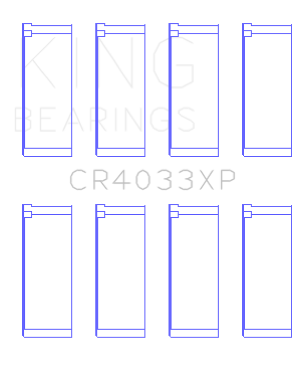 Load image into Gallery viewer, King Engine Bearings CR4033XP0.25 KING Connecting Rod Bearings
