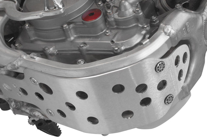 Works Connection 10-267 MX Skid Plate - Standard Coverage with RIMS