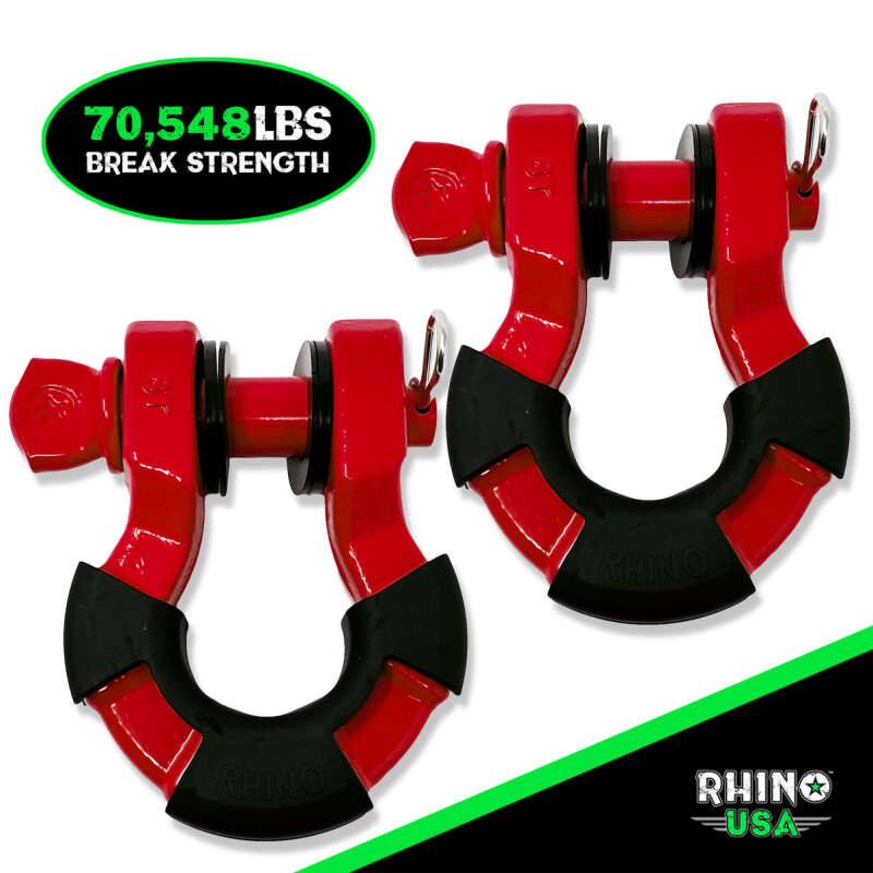Load image into Gallery viewer, Rhino Usa SUPERSHACK-RED RSA Shackles
