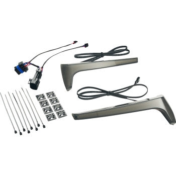 Ciro 4R000 Rydeculture Bryant M1 Saddlebag Lights - Light smoke lens