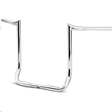 La Choppers LA-7352-18 1-1/4in. Prime Ape Handlebars - 18in. Rise - Chrome