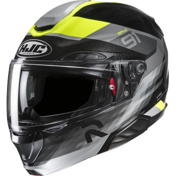 Hjc RPHA 91 Madal Helmet (XX-Large, Hi-Viz Yellow (MC-3H))