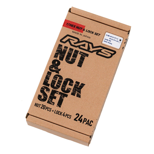 Rays W171215B6H RAY Hex Lug Nuts & Lock