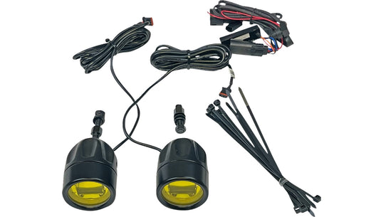 Custom Dynamics PB-FOG-BCM-YB LED Halo Fog Lights - Black