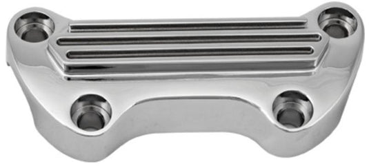 Harddrive 10-711C Finned Handlebar Clamp - Chrome