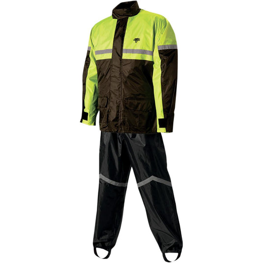Nelson-Rigg SR-6000 StormRider Rain Suit (Large, Hi-Vis Green)