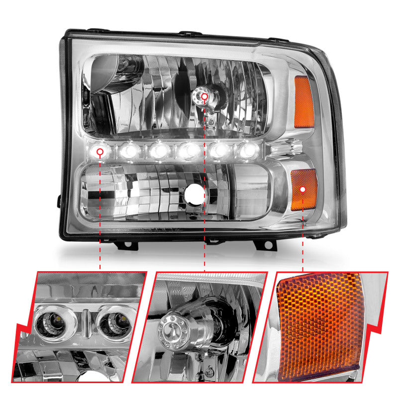 Load image into Gallery viewer, Anzo 111088 ANZ Crystal Headlights
