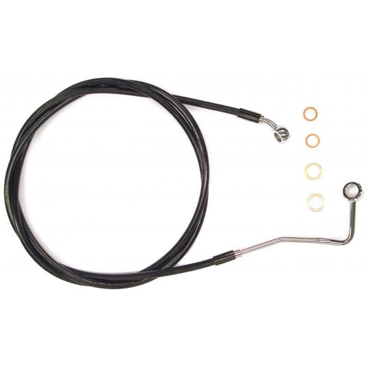 Magnum SBC1401-74 Black Coated XR Stainless Upper Front Brakeline Kit - 74in. Total Length