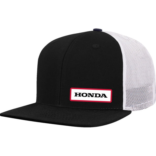 Honda Collection Honda Wing Trucker Hat (One Size Fits Most, Black/White)