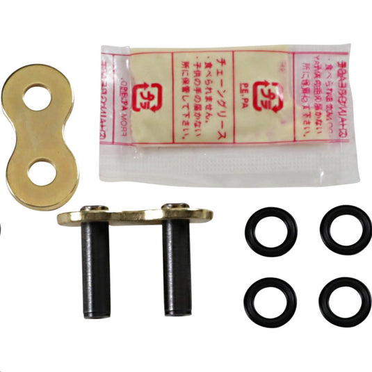 D.I.D ZJ525VX3G Rivet Connecting Link 525VX3 Series X-Ring Chain - Gold