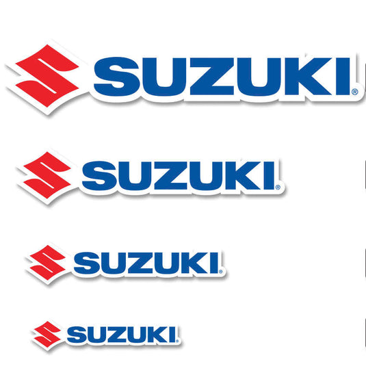 Dcor 40-40-106 Decal Pack - 6in. Logo - Suzuki