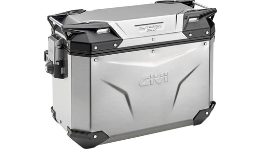 Givi OBKE48ALA Trekker Outback 48lit. Side Cases - Left - Silver