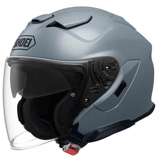 Shoei J-Cruise 3 Solid Helmet (Large, Basalt Gray)
