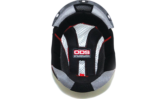 6D Liner for ATR-1 Helmet - Lg - Black/Silver